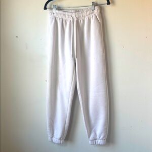 Women’s Thick White Sweatpants